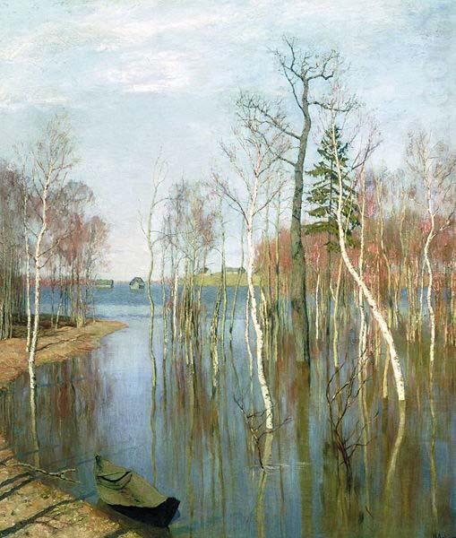 Spring, High Water, Isaac Levitan